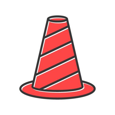 Trafik Konisi Yaratıcı Simgeler Tasarımı