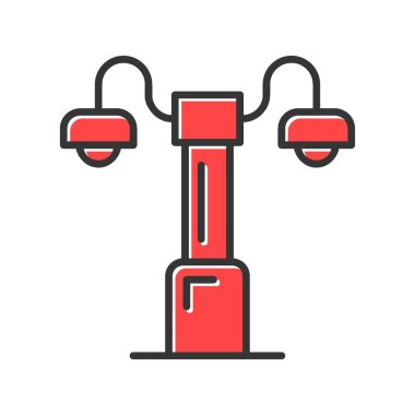 Sokak Işığı Yaratıcı Simgeler Tasarımı