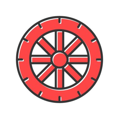 Tekerlek Yaratıcı Simgeler Tasarımı