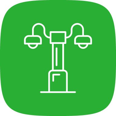 Sokak Işığı Yaratıcı Simgeler Tasarımı