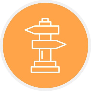 Yol İşareti Yaratıcı Simgeler Tasarımı