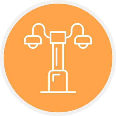 Sokak Işığı Yaratıcı Simgeler Tasarımı