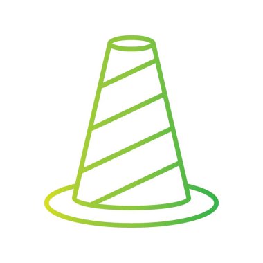 Trafik Konisi Yaratıcı Simgeler Tasarımı