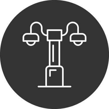 Sokak Işığı Yaratıcı Simgeler Tasarımı