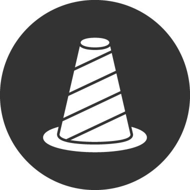 Trafik Konisi Yaratıcı Simgeler Tasarımı