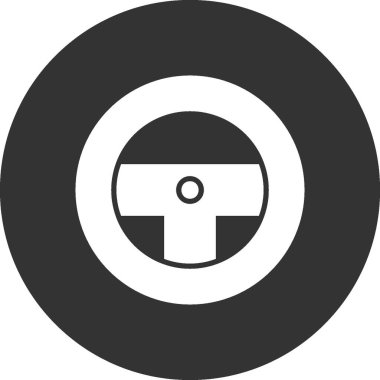 Direksiyon Tekerleği Yaratıcı Simgeler Tasarımı