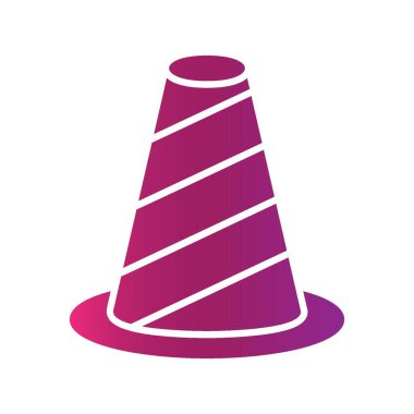 Trafik Konisi Yaratıcı Simgeler Tasarımı