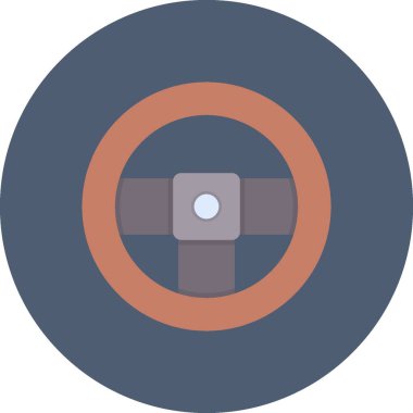 Direksiyon Tekerleği Yaratıcı Simgeler Tasarımı