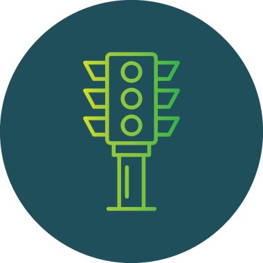 Trafik Işığı Yaratıcı Simgeler Tasarımı