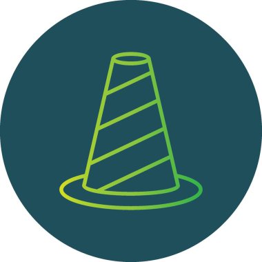 Trafik Konisi Yaratıcı Simgeler Tasarımı