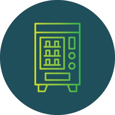 Satış Makinesi Yaratıcı Simgeler Tasarımı