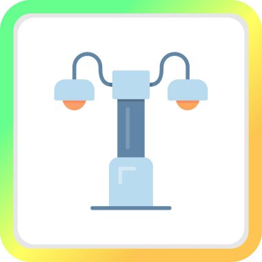 Sokak Işığı Yaratıcı Simgeler Tasarımı