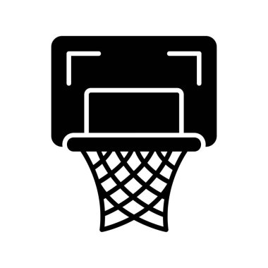 Basketbol Hoop Yaratıcı Simgeler Tasarımı