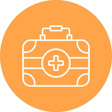 İlk Yardım Kiti Yaratıcı Simgeler Tasarımı