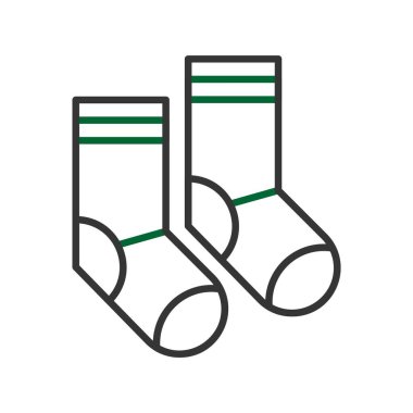 Çorap Yaratıcı Simgeler Tasarımı