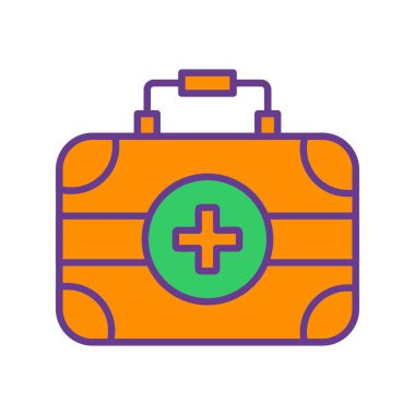 İlk Yardım Kiti Yaratıcı Simgeler Tasarımı