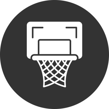 Basketbol Hoop Yaratıcı Simgeler Tasarımı