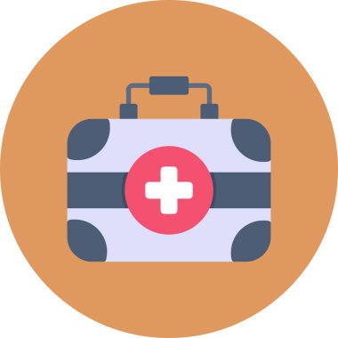 İlk Yardım Kiti Yaratıcı Simgeler Tasarımı