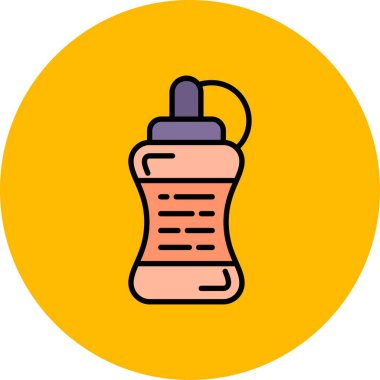 Su Şişesi Yaratıcı Simgeler Tasarımı