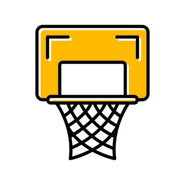 Basketbol Hoop Yaratıcı Simgeler Tasarımı