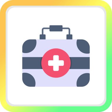 İlk Yardım Kiti Yaratıcı Simgeler Tasarımı