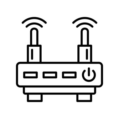  Wifi Yönlendirici Yaratıcı Simgeler Tasarımı