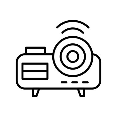 Projektör Yaratıcı Simgeler Tasarımı