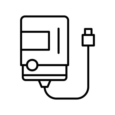 Harici Disk Yaratıcı Simgeler Desig