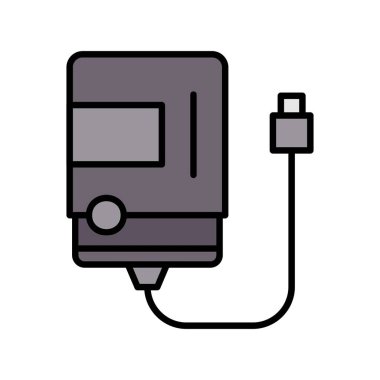 Harici Disk Yaratıcı Simgeler Desig