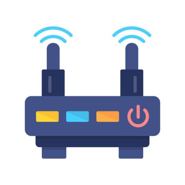  Wifi Yönlendirici Yaratıcı Simgeler Tasarımı