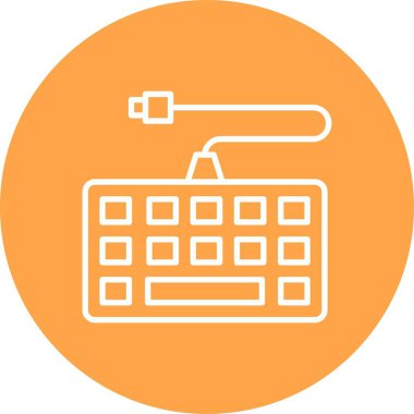 Klavye Yaratıcı Simgeler Tasarımı