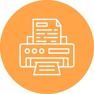 Yazıcı Yaratıcı Simgeler Tasarımı