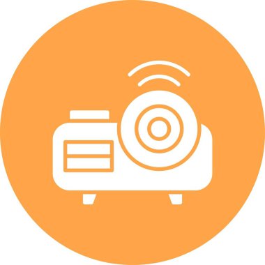 Projektör Yaratıcı Simgeler Tasarımı