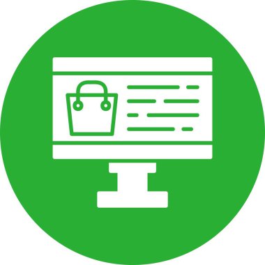 Çevrimiçi Alışveriş Yaratıcı Simgeler Tasarımı