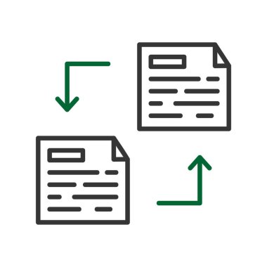 Dosya Aktarımı Yaratıcı Simgeler Tasarımı