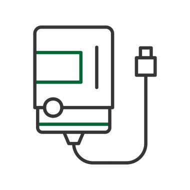 Harici Disk Yaratıcı Simgeler Desig