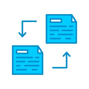 Dosya Aktarımı Yaratıcı Simgeler Tasarımı