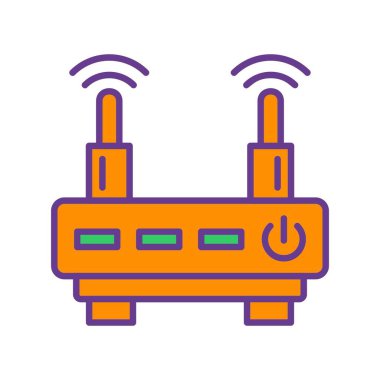  Wifi Yönlendirici Yaratıcı Simgeler Tasarımı