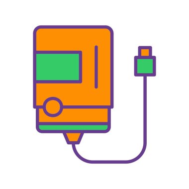 Harici Disk Yaratıcı Simgeler Desig