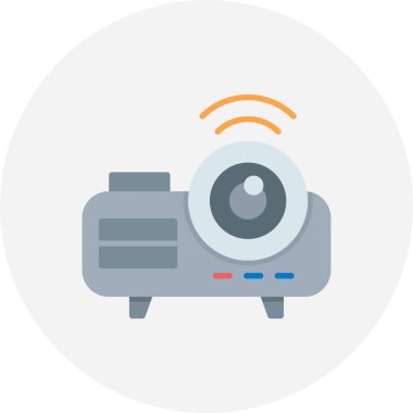 Projektör Yaratıcı Simgeler Tasarımı