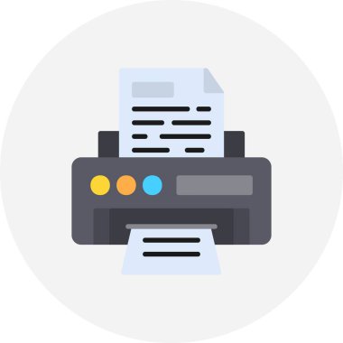 Yazıcı Yaratıcı Simgeler Tasarımı