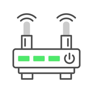  Wifi Yönlendirici Yaratıcı Simgeler Tasarımı
