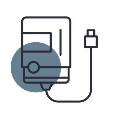 Harici Disk Yaratıcı Simgeler Desig