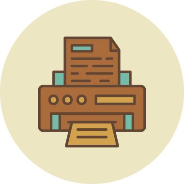 Yazıcı Yaratıcı Simgeler Tasarımı