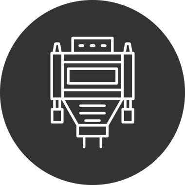 Vga Kablo Yaratıcı Simgeler Tasarımı