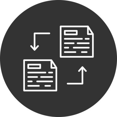 Dosya Aktarımı Yaratıcı Simgeler Tasarımı