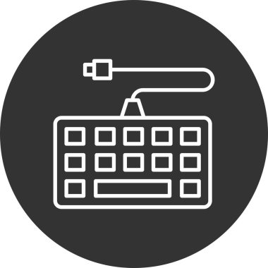 Klavye Yaratıcı Simgeler Tasarımı