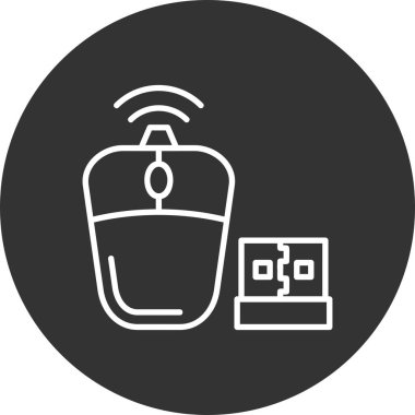 Kablosuz Fare Yaratıcı Simgeler Tasarımı