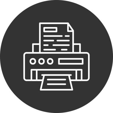 Yazıcı Yaratıcı Simgeler Tasarımı