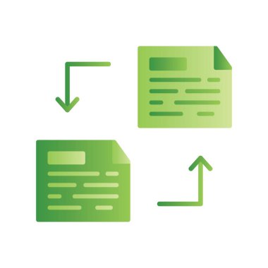 Dosya Aktarımı Yaratıcı Simgeler Tasarımı